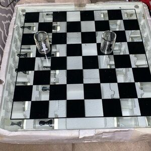 Vintage The Drinking Chess Game Collection - Shot Glasses -